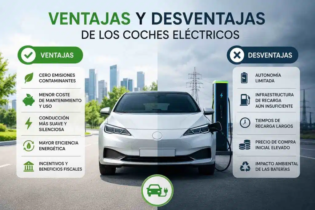 Ventajas y desventajas de los coches eléctricos 5 Las Ventajas y desventajas de los coches eléctricos