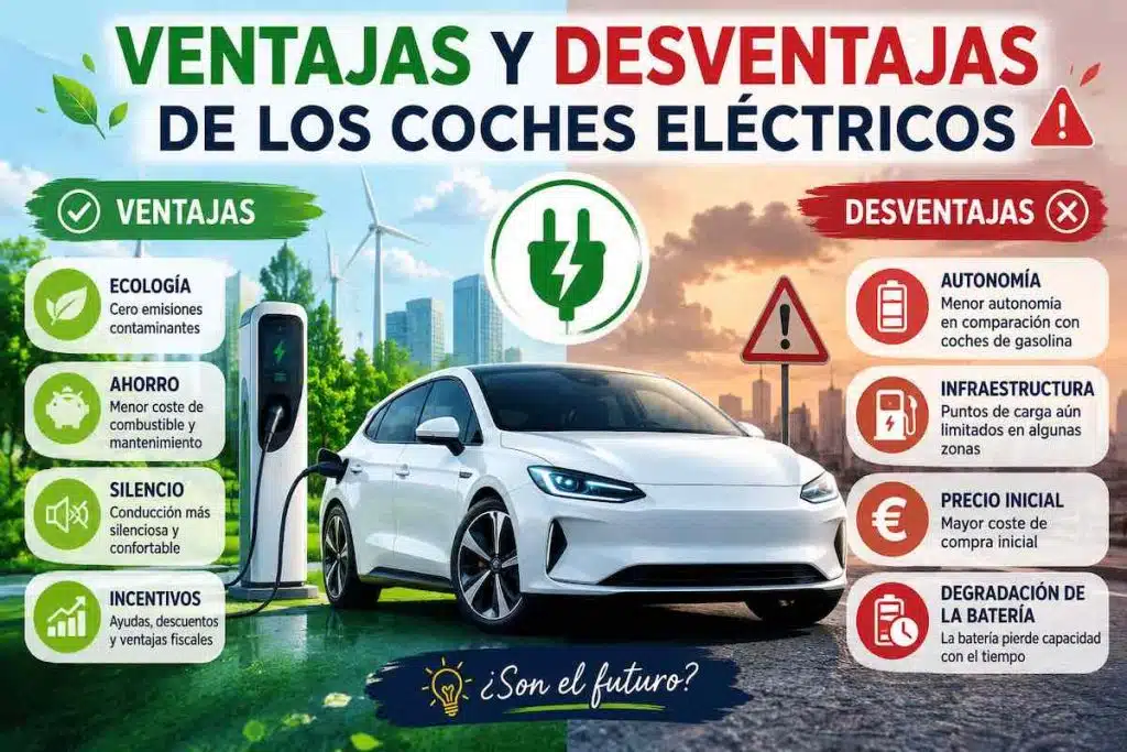 Ventajas y desventajas de los coches eléctricos 3 Ventajas y desventajas de los coches eléctricos