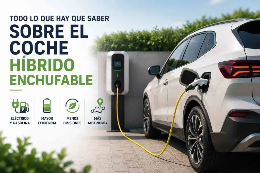 Todo lo que hay que saber sobre el coche híbrido enchufable 5 Coche híbrido cargando