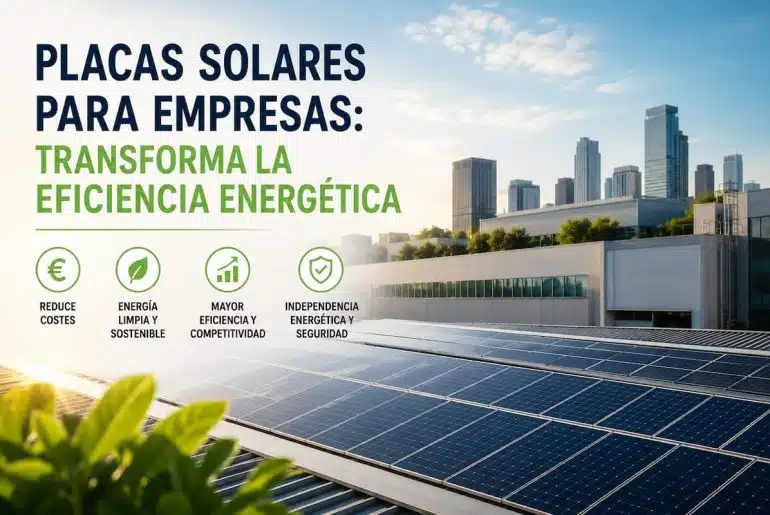 Placas Solares para Empresas: Transforma la Eficiencia Energética 13 Placas Solares para Empresas para mejora de la eficiencia