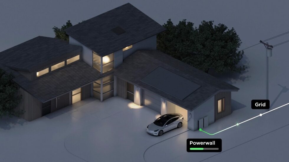 La Tesla Powerwall 2 Revoluciona el Autoconsumo 8 Tesla Powerwall 2 cargando Red Publica