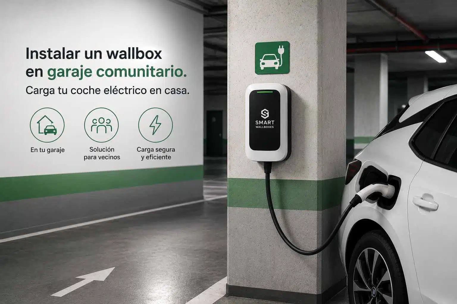 Instalar un Wallbox en Garaje Comunitario: Cargar tu coche eléctrico en casa 1 Instalar un Wallbox en Garaje Comunitario