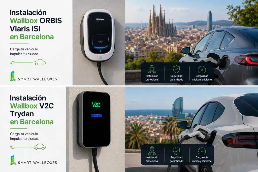Instalación wallbox en Barcelona: guía de precios y requisitos 2026 2 Instalación punto de recarga en Barcelona