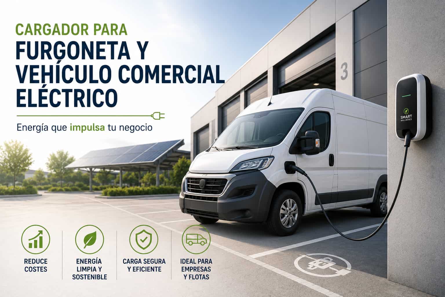 Cargador para furgoneta y vehículo comercial eléctrico: guía 2026 1 Cargador para furgoneta eléctrica