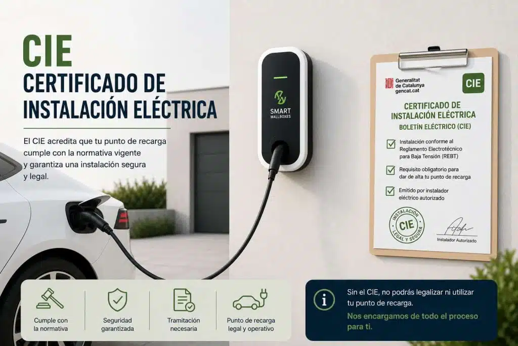 Cómo legalizar un punto de recarga en Cataluña (2026): trámites y normativa 4 Certificado de instalación eléctrica