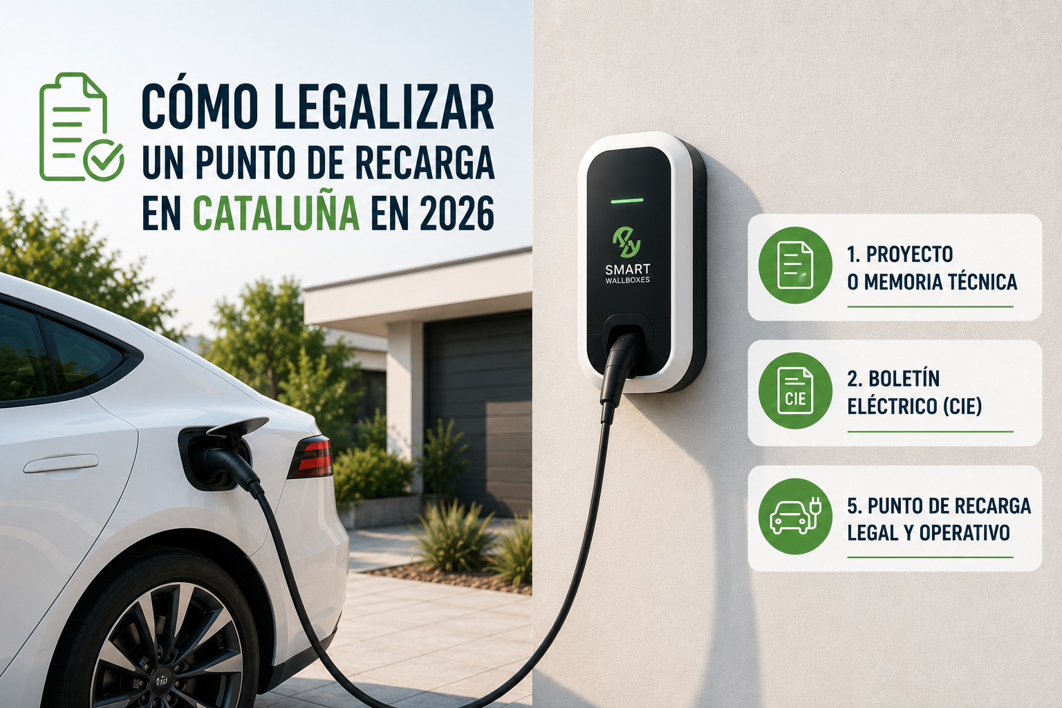 Cómo legalizar un punto de recarga en Cataluña (2026): trámites y normativa 1 Legalizar un punto de recarga en Cataluña