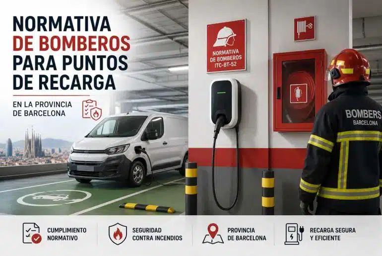 Normativa de bomberos para puntos de recarga en la provincia de Barcelona 11 Normativa de bomberos para puntos de recarga
