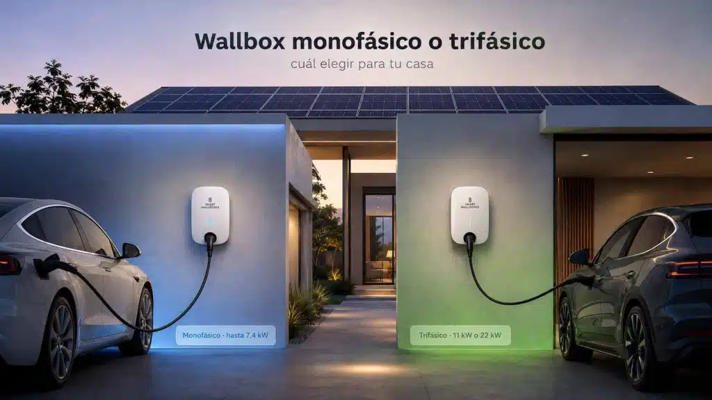 Wallbox monofásico o trifásico: cuál elegir para tu casa 4 Cargador de coche eléctrico monofásico o trifásico