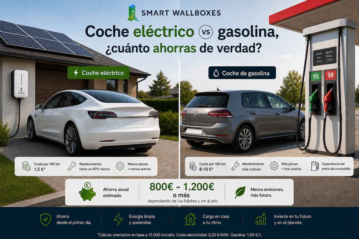 Coche eléctrico vs gasolina: cuánto ahorras de verdad 1 Coche eléctrico vs gasolina