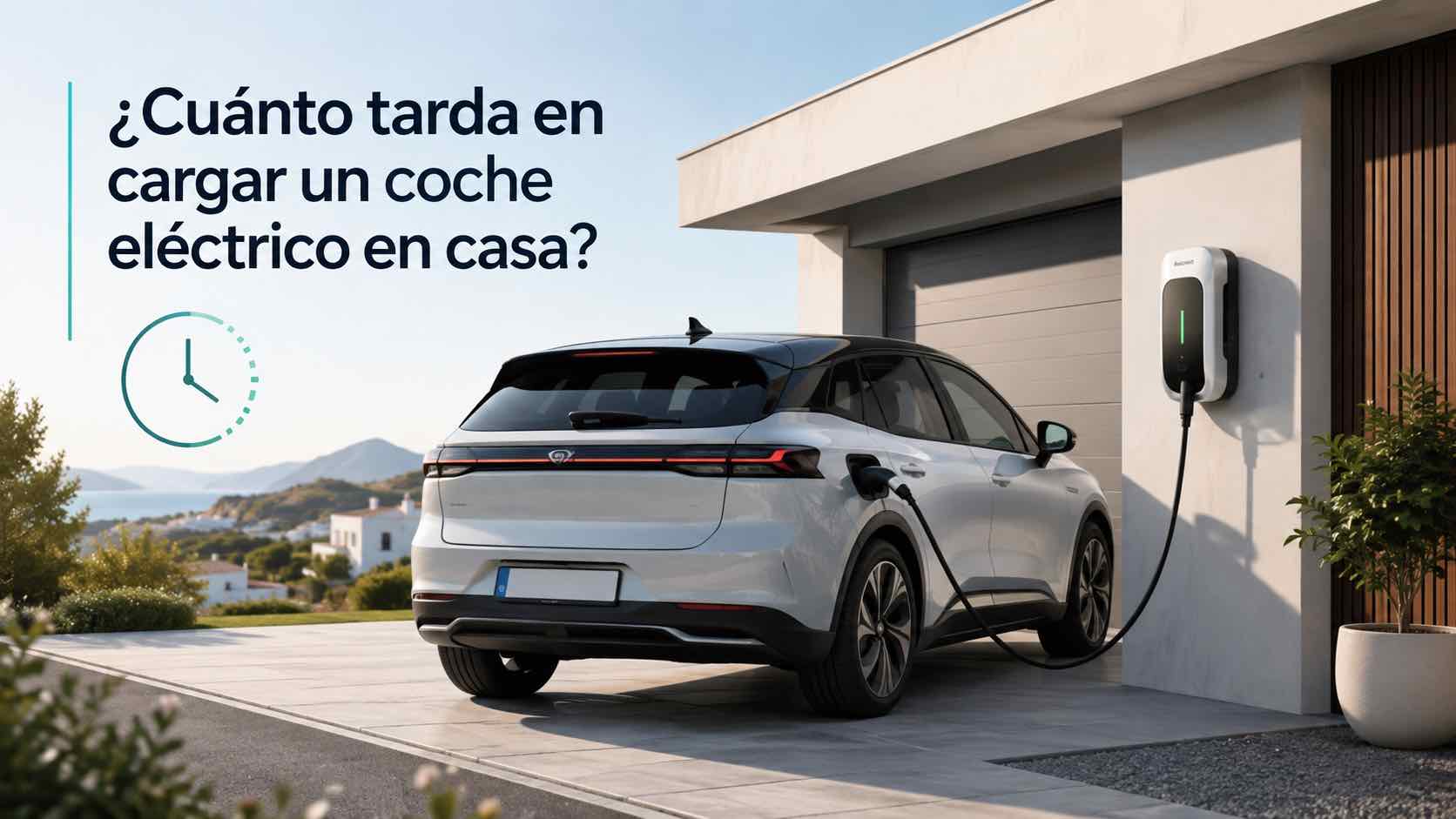 Cuánto tarda en cargar un coche eléctrico en casa 1 Cuánto tarda en cargar un coche eléctrico en casa