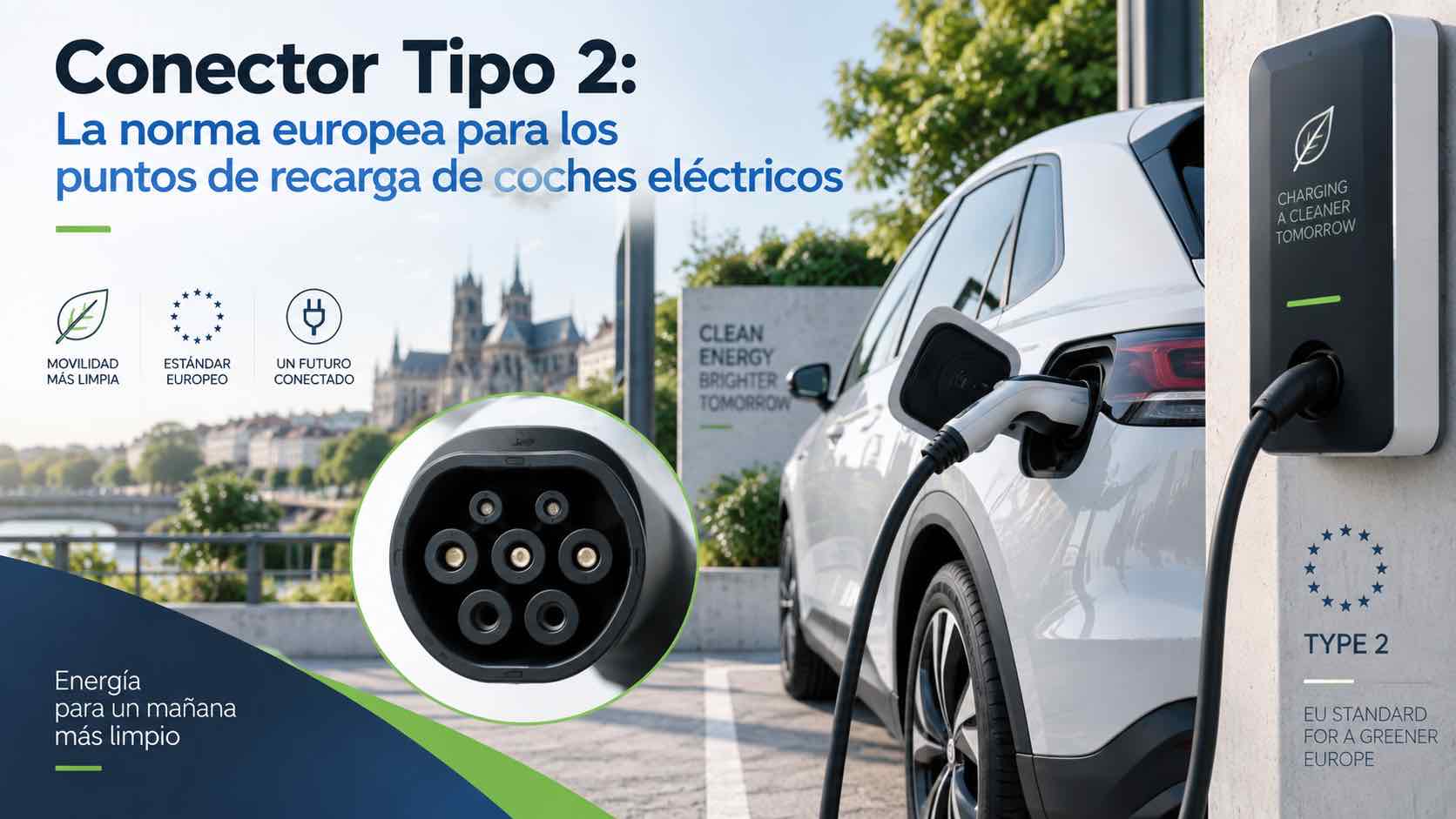 Conector Tipo 2: La norma europea para los puntos de recarga de coches eléctricos 1 Conector Tipo 2, La norma europea