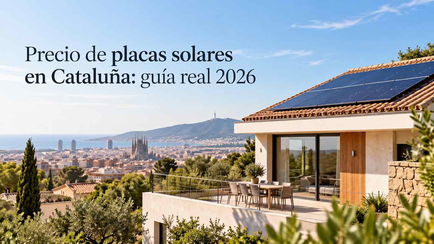 Precio de placas solares en Cataluña: guía real 2026 1 Precio de las placas solares