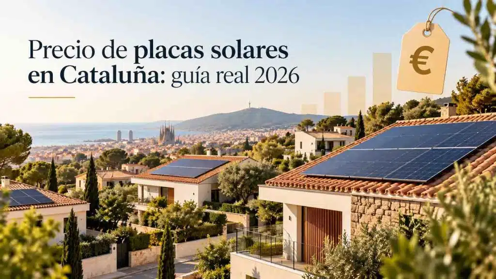 Precio de placas solares en Cataluña: guía real 2026 2 Precio de placas solares en Cataluña