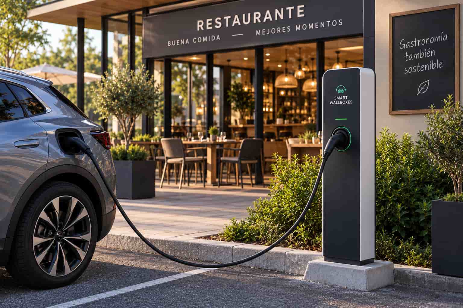 Puntos de recarga en comercios y restaurantes: guía 2026 1 Puntos de recarga en comercios y restaurantes
