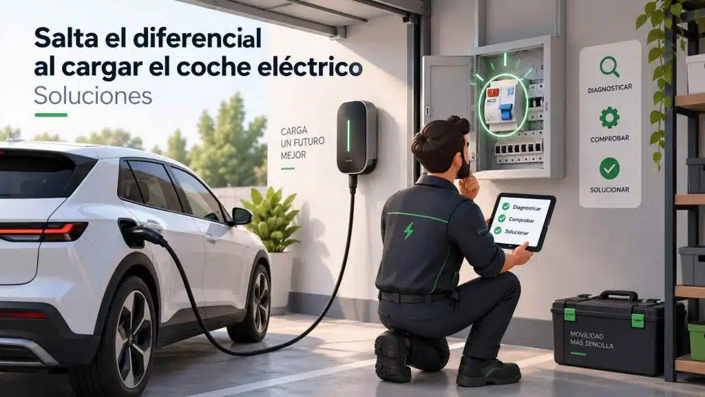 Salta el diferencial al cargar el coche eléctrico: soluciones 4 Soluciones, salta el diferencial al cargar el coche