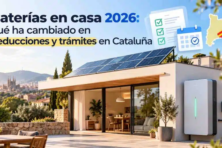 Baterías en casa 2026: qué ha cambiado en deducciones y trámites en Cataluña 2 Baterías en casa 2026