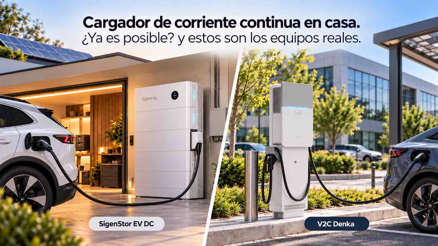 Cargador de corriente continua en casa: ya es posible, y estos son los equipos reales 1 Cargador de corriente continua en casa