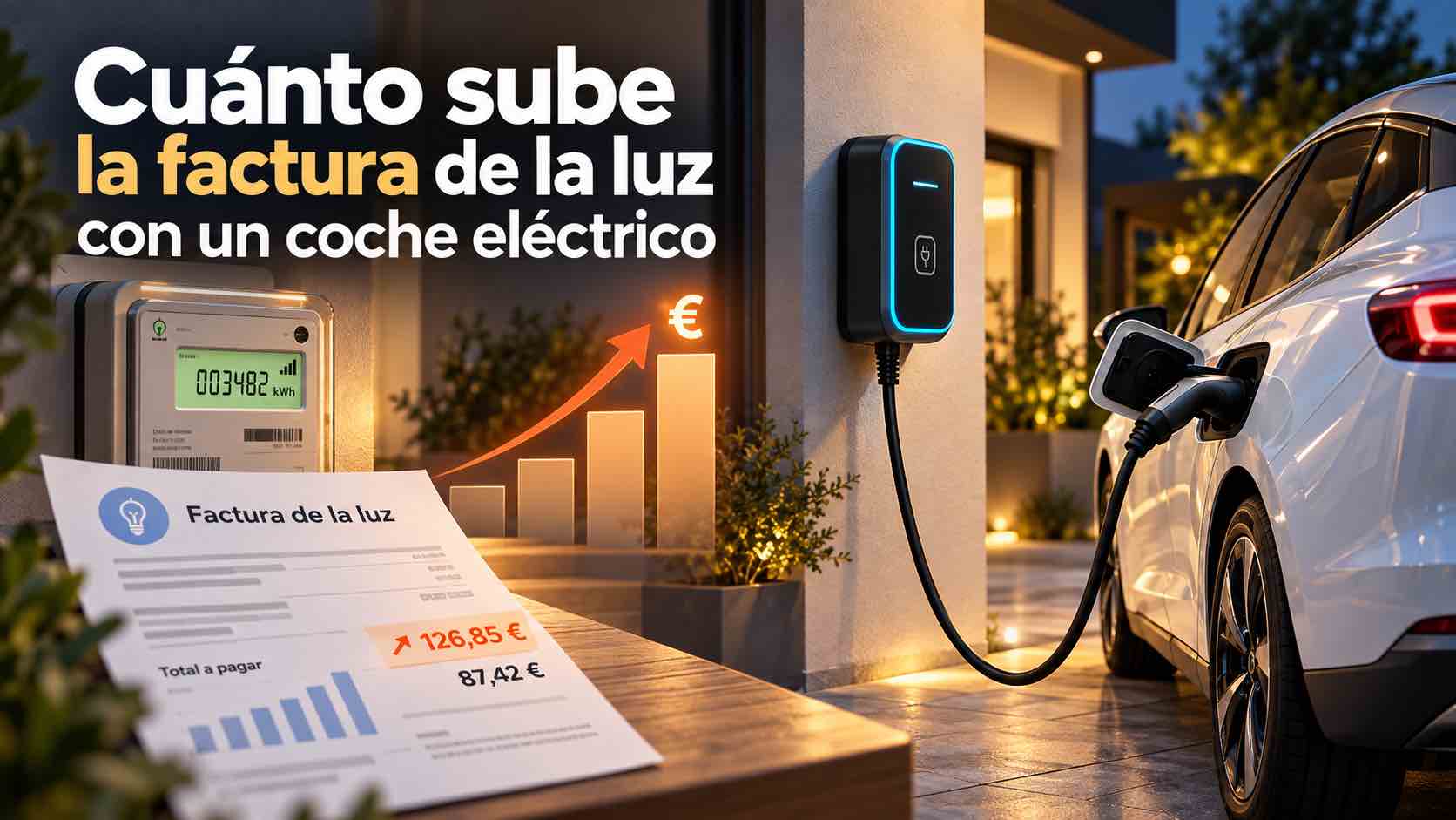 Cuánto sube la factura de la luz con un coche eléctrico 1 Cuánto sube la factura de la luz con un coche eléctrico