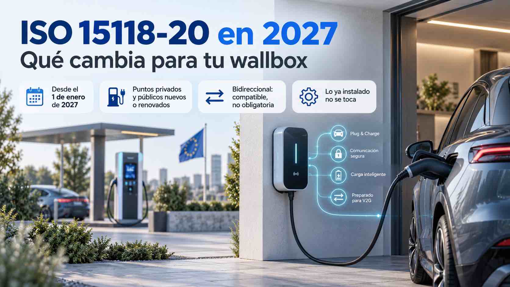 ISO 15118-20: qué cambia en los cargadores el 1 de enero de 2027 1 ISO 15118-20 qué cambia en los cargadores