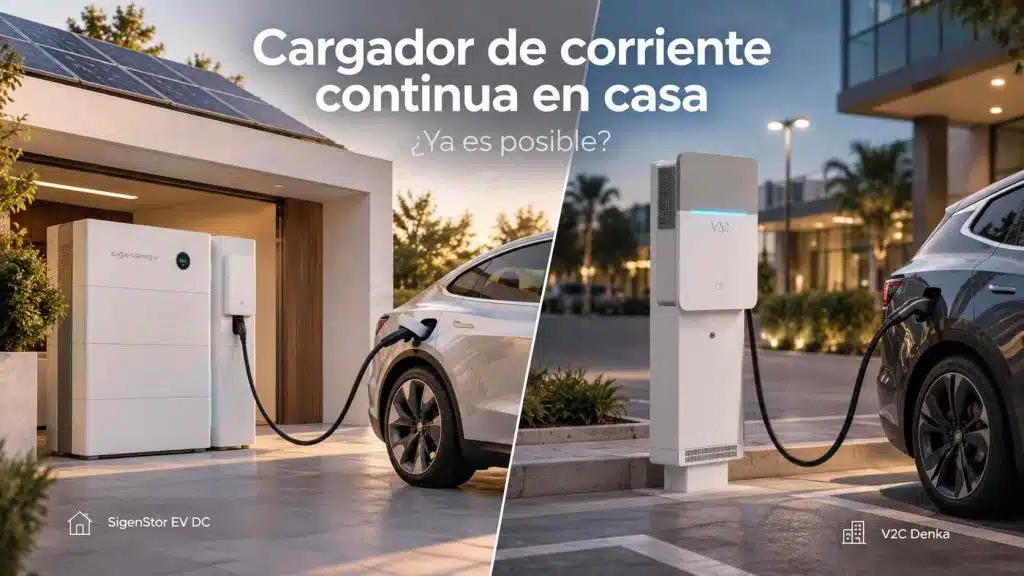 Cargador de corriente continua en casa: ya es posible, y estos son los equipos reales 2 SigenStor EV DC : V2C Denka
