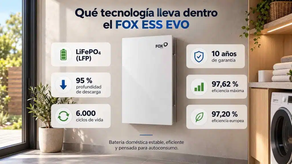 FOX ESS EVO: batería, inversor y backup en un solo equipo 3 Tecnología inteligente para el autoconsumo